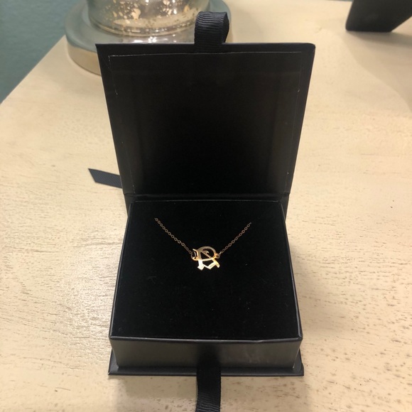 the m jewelers Jewelry - The M Jewelers Gold Initial “A” Choker Necklace